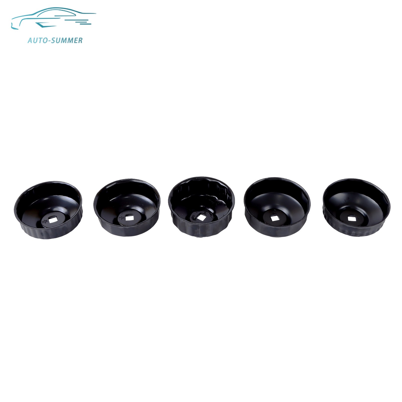 Cup Type Oil Filter Cap Wrench Sleeve Removal Tool Set 1/2″ 3/8″ Adaptor Manual