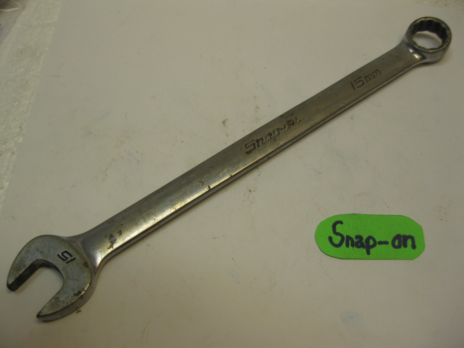 Snap-on tools OEXM150A 15mm metric Combination Wrench USA Nice!