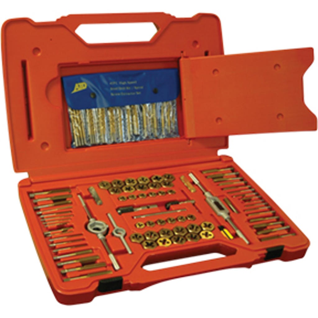 Machine Screw, Fractional & Metric Tap & Die Drill Bit Set, 117 pc. ATD-277 New!
