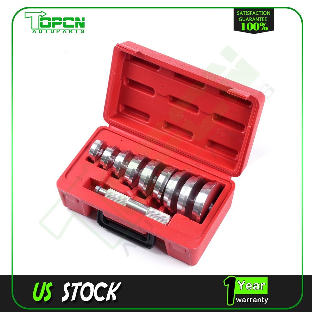 10pc Aluminum Wheel Bearing Race And Seal Driver Master Tool Kit Set