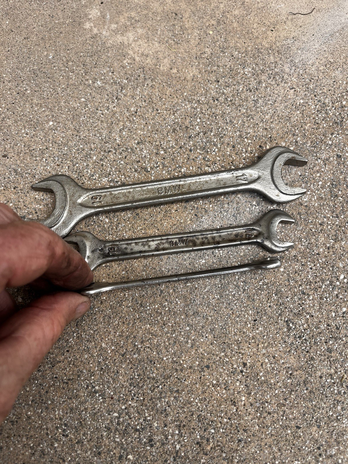 BMW Heyco open end factory wench set. made in West Germany 8-10,12-13,17-19mm