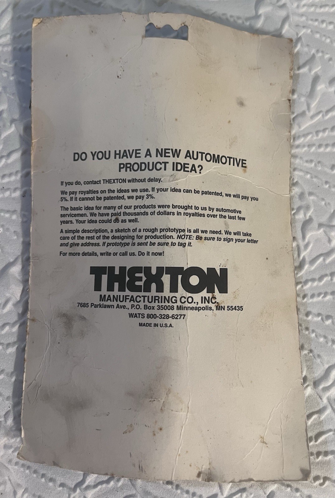 New Thexton 461 Cooling Flat Band Hose Clamp Tool