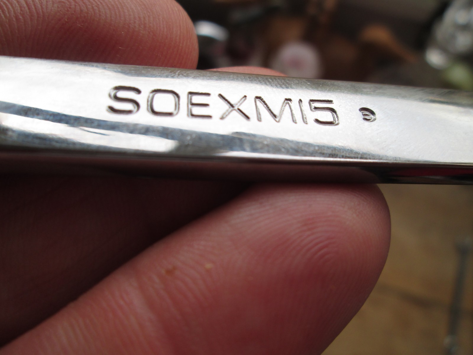 Snap On 15mm Combination Spanner Wrench 15 mm SOEXM15 Flank Drive 12 point
