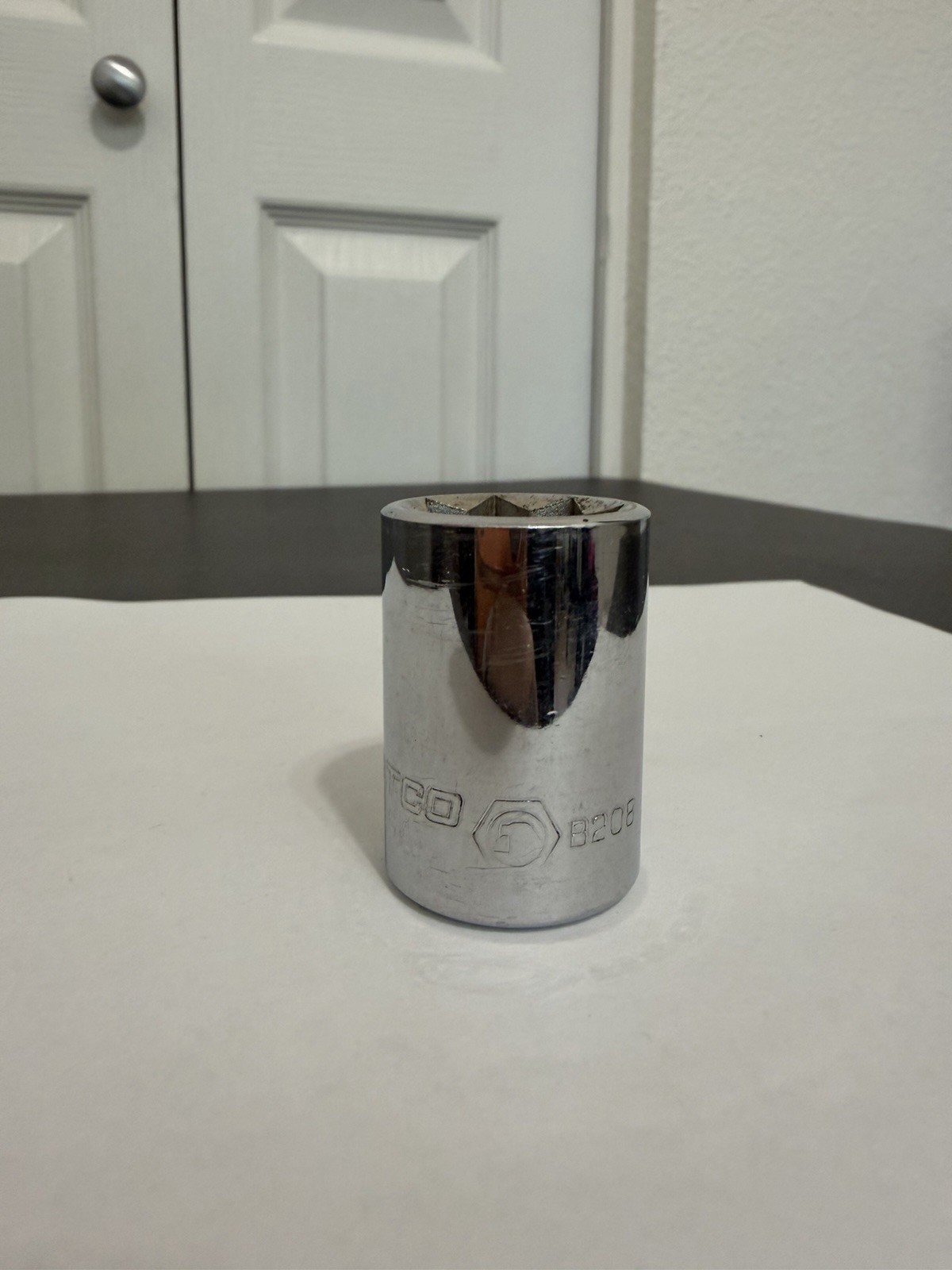 Matco 3/8 Dr 5/8in B208 Double Square Socket 8pt USA