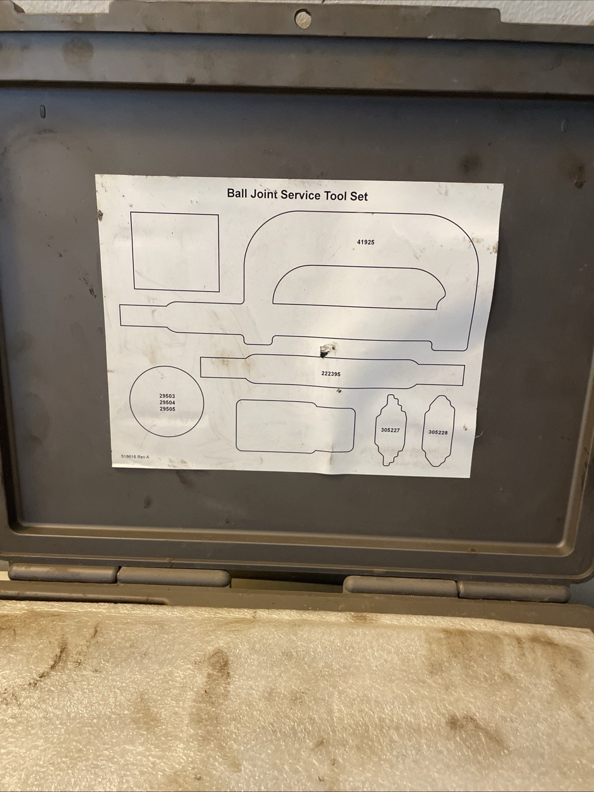 OTC 7249 Ball Joint Starter Service Kit 3-in-1 Service Kit W/Case, Used