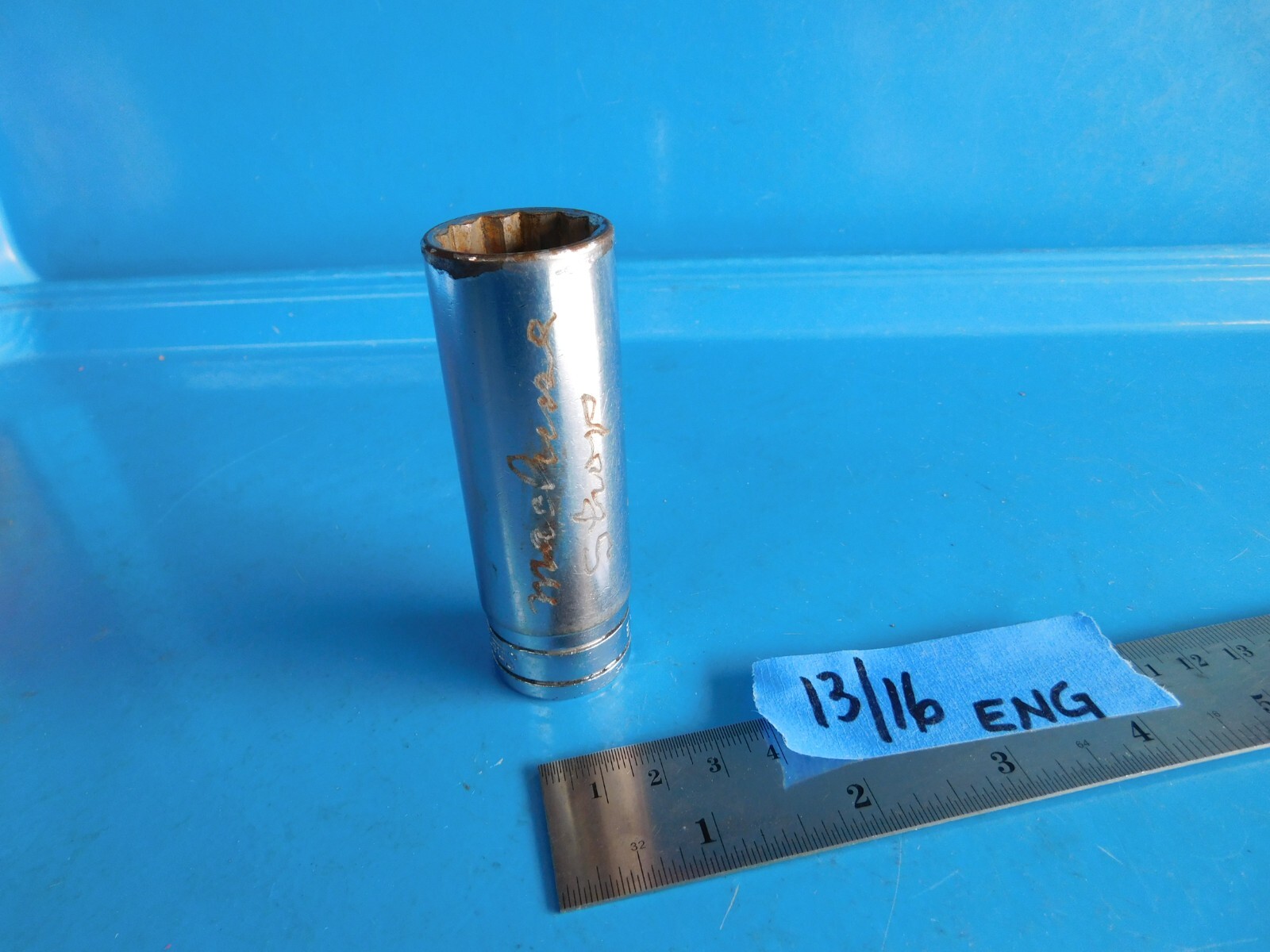 USED,SNAP ON TOOLS » 13/16 IN. » 1/2 IN. DR. DEEP 12 POINT SOCKET, PART#S261