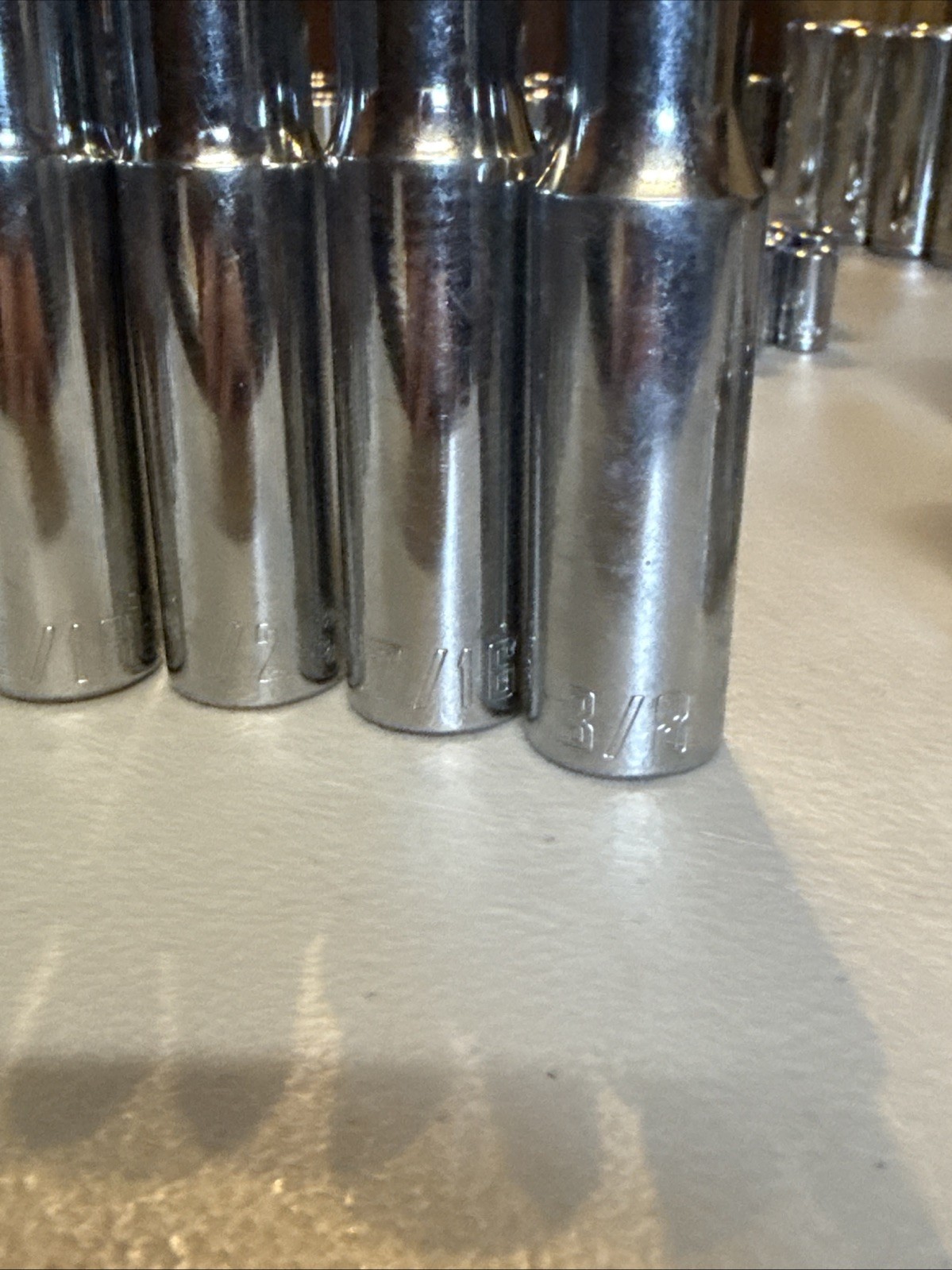 Craftsman 1/2″ Drive 10 Piece SAE Deep Socket Set CMMT 12 Point