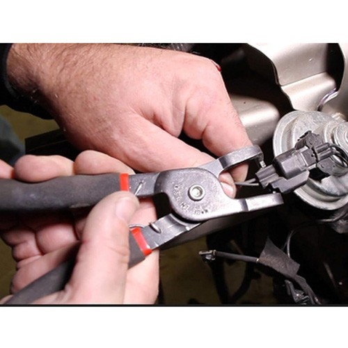 Lisle 37160 Disconnect Pliers, Alloy Steel, 85 Degree Bend, Spring Action