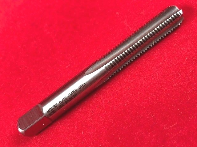 5/16-24 Tap Bottom HSS Morse MT3732621 4FL NF Hand GH3 USA