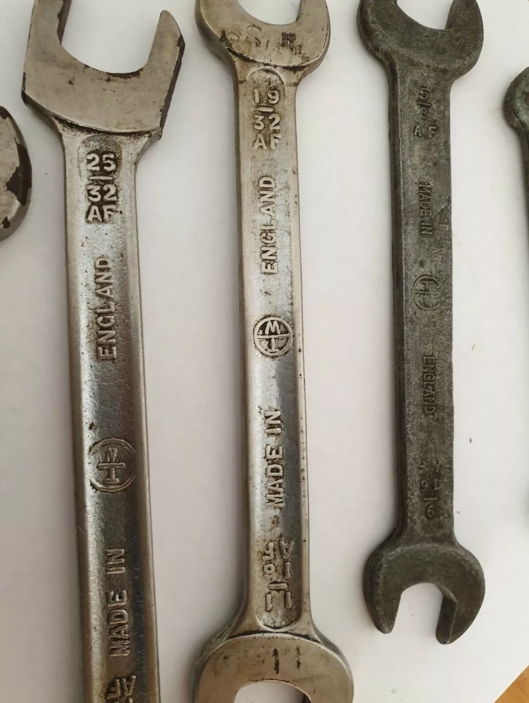 5 x AF Open end Spanners | Good used – See photos