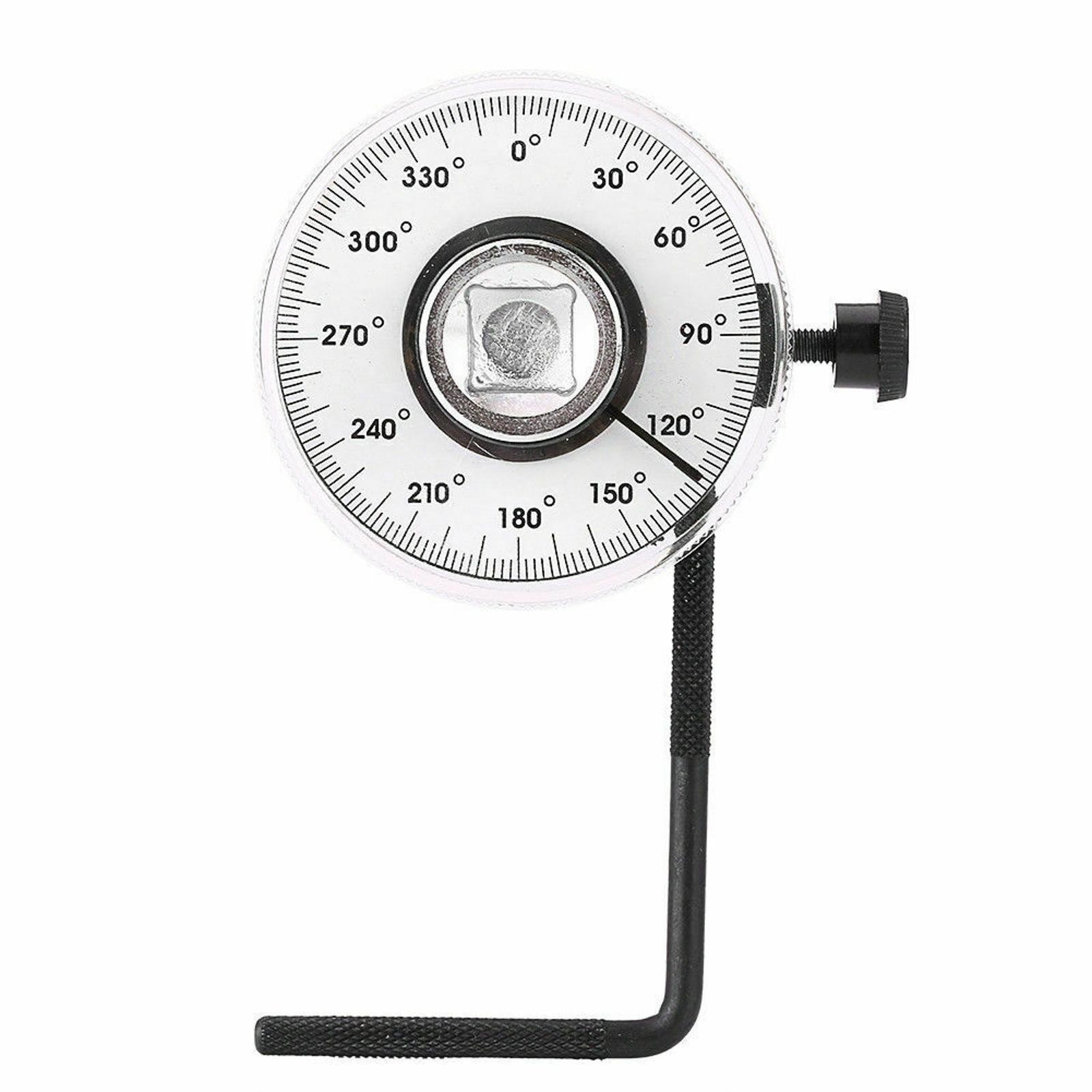 360° Rotation Angle Gauge Meter Drive Torque Wrench Measure Tool 1/2″ N + a