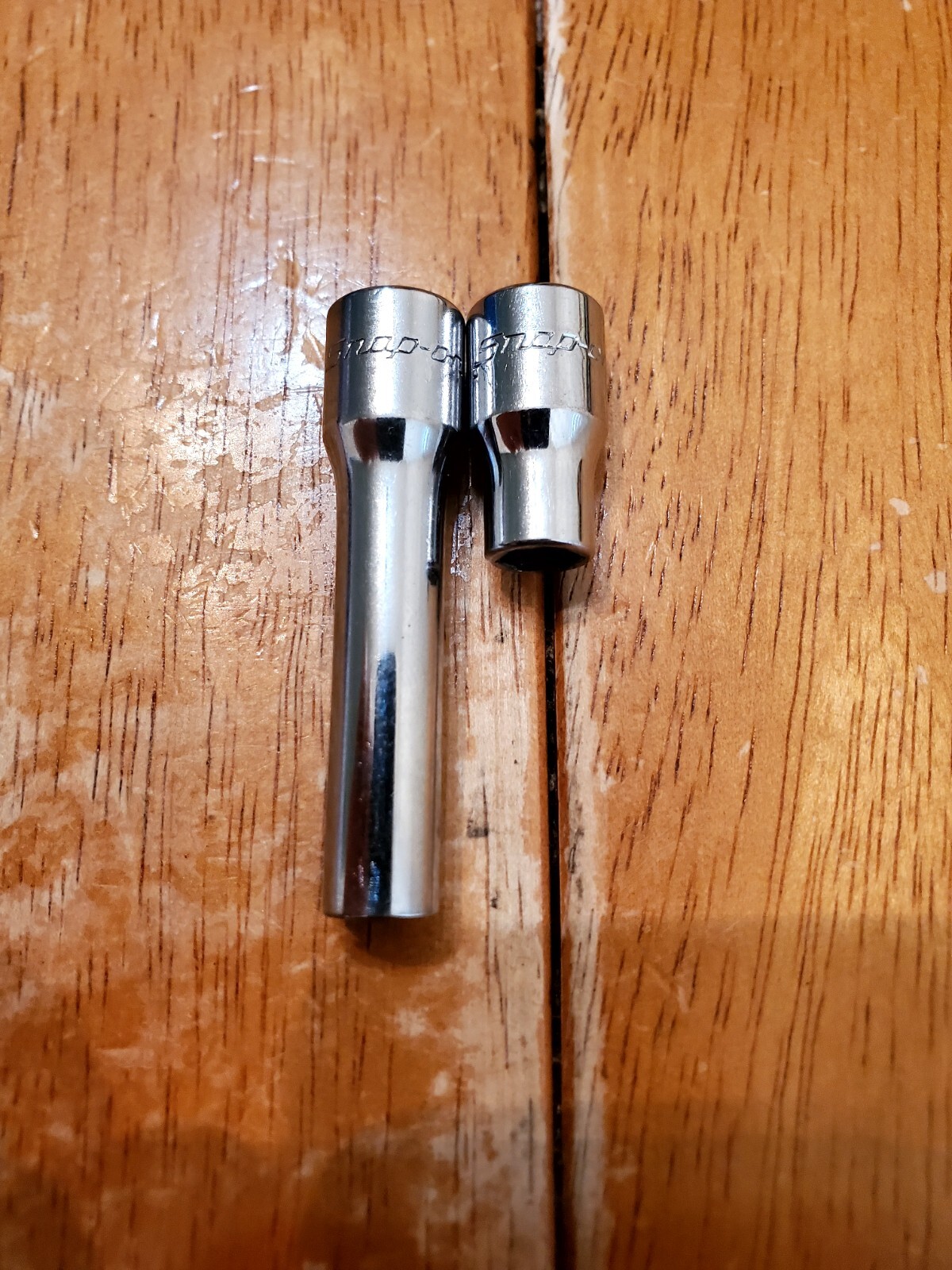 Snap On 1/4 Drive 1/4 6PT Shallow Deep Sockets Lot Of 2