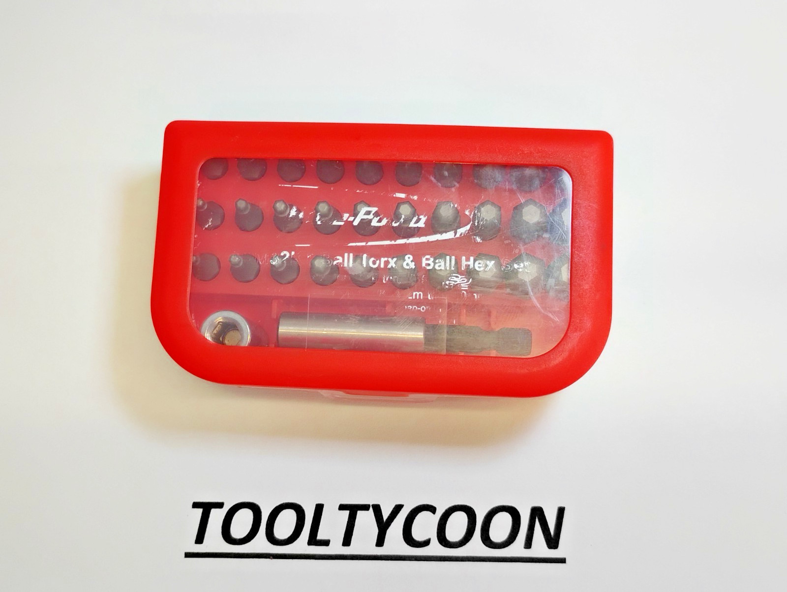 Blue Point TOOLS NEW Bit SET Ball Hex 32pc RED SDM32KTBLEM in red storage case