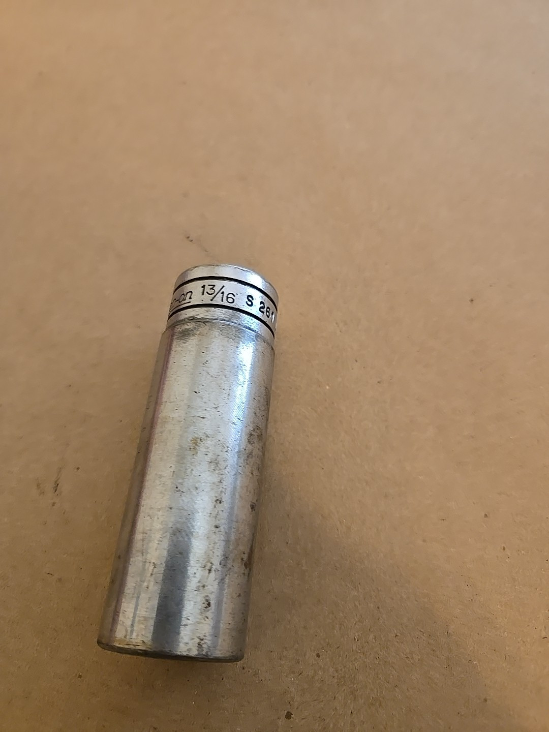 Snap On 1/2″ Drive 13/16″ 12PT SAE Deep Chrome Socket S261
