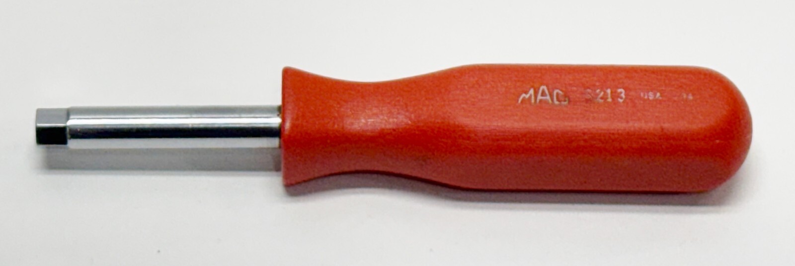 Mac Tools S213 5/16″ Inverted 6 Point Nut Driver Door Trim Red Handle USA