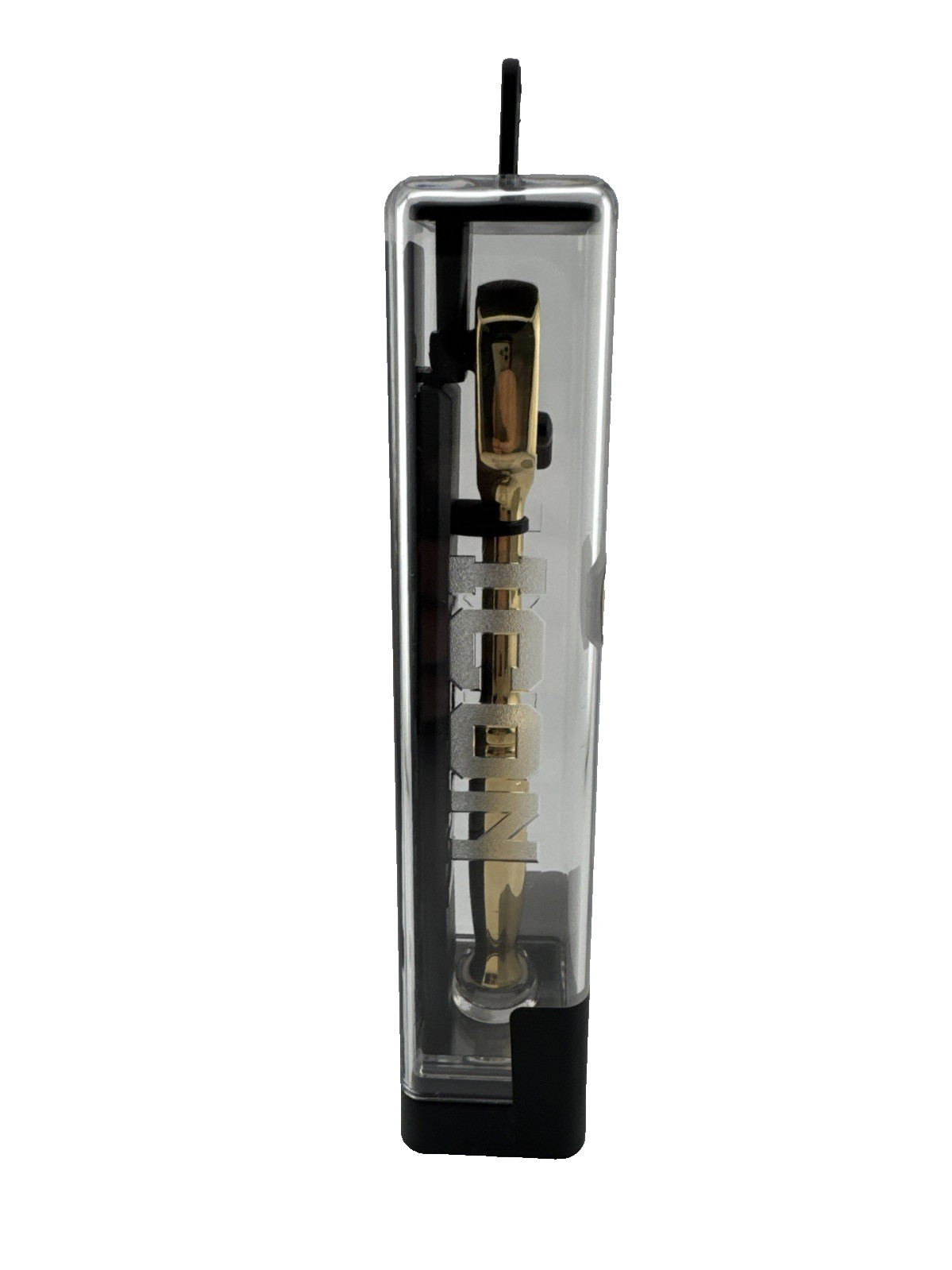 Icon 24K Gold Plated 1/4” Ratchet Pro. w/ stand Special Edition Wrench 59786 NEW