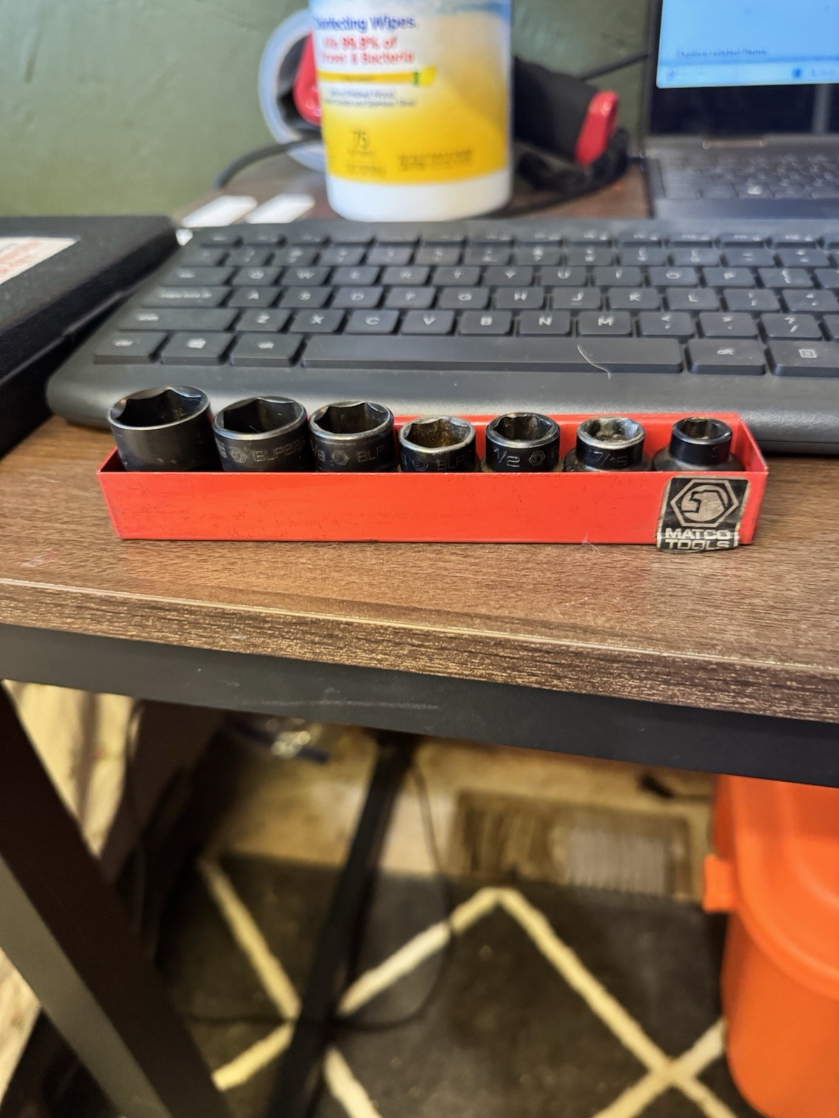 Matco Pass Through SAE Short Impact Socket Set BLP Series 3/8 -3/4