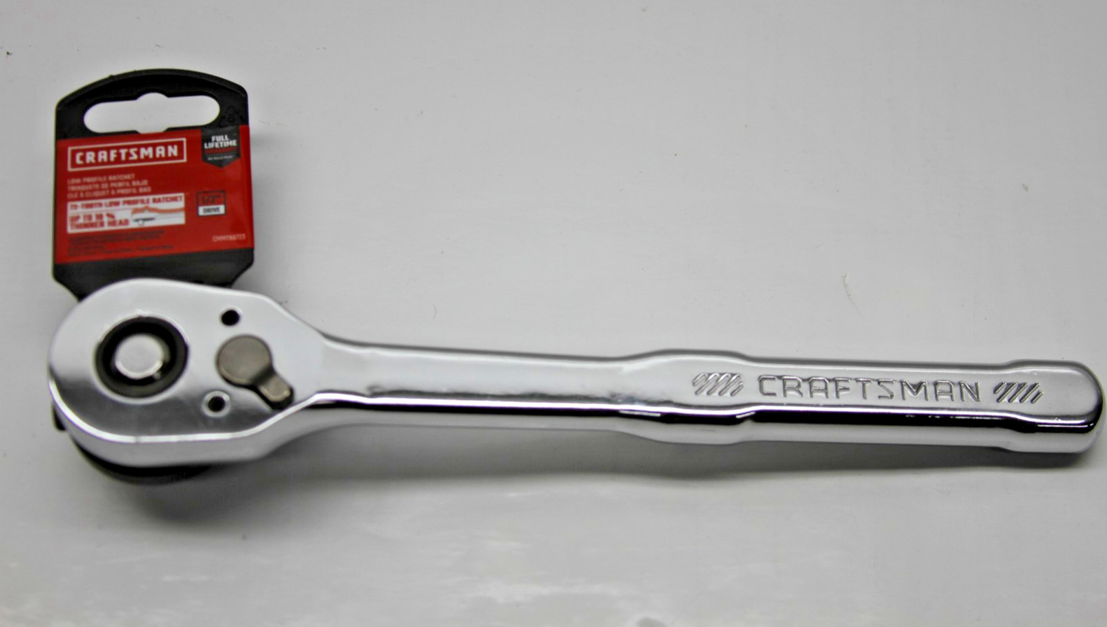 CRAFTSMAN Low Profile Ratchet, 1/2 Inch Drive, 72 Tooth (CMMT86723)