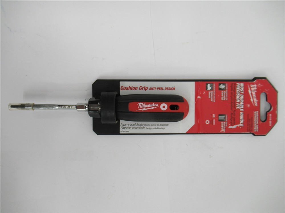 Milwaukee 48-22-2851 #1 Square, 3″ Cushion-Grip Screwdriver