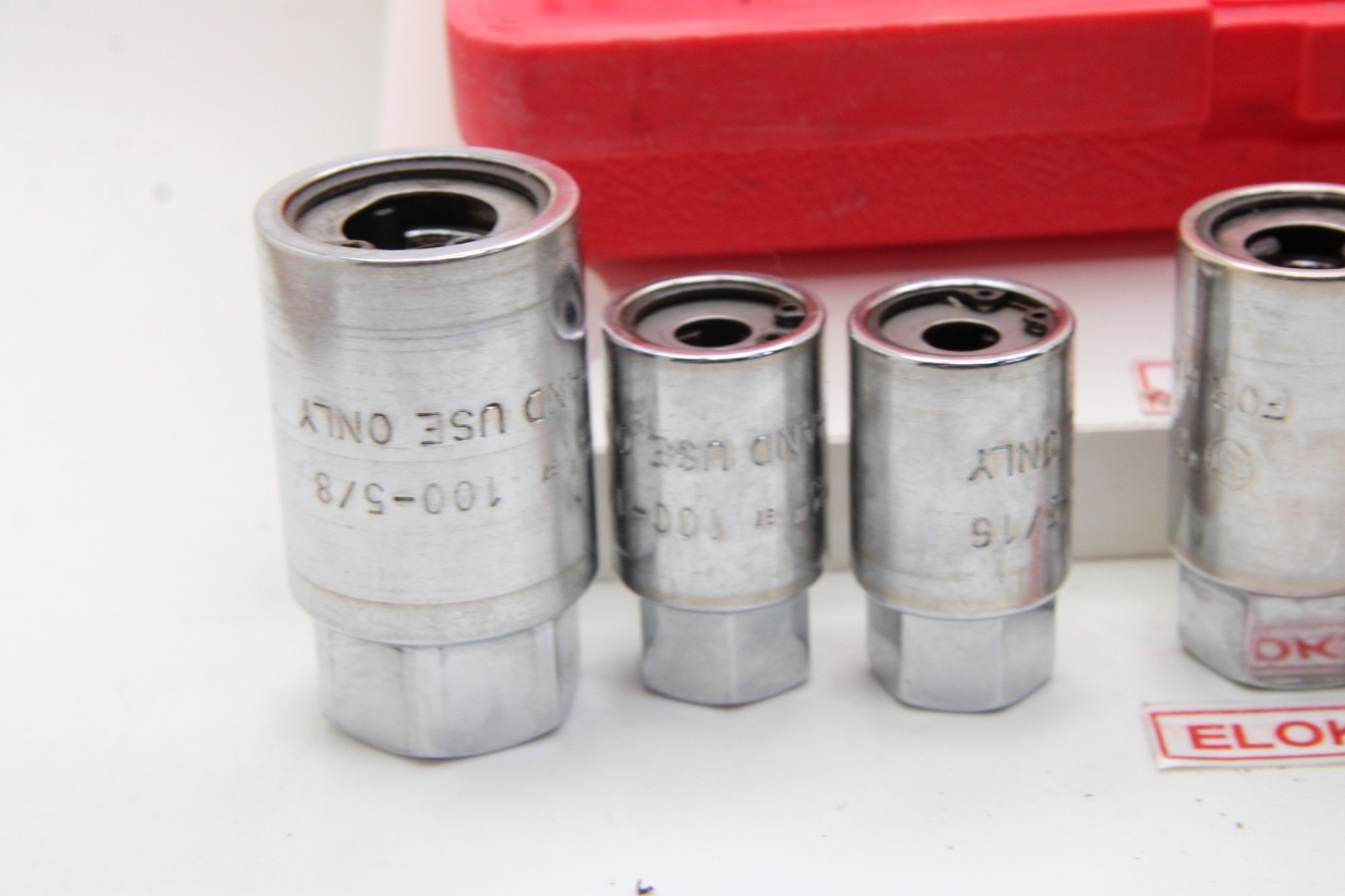 AST Tools 7 Piece SAE Chrome Standard Size Stud Puller/Remover Socket Set USA