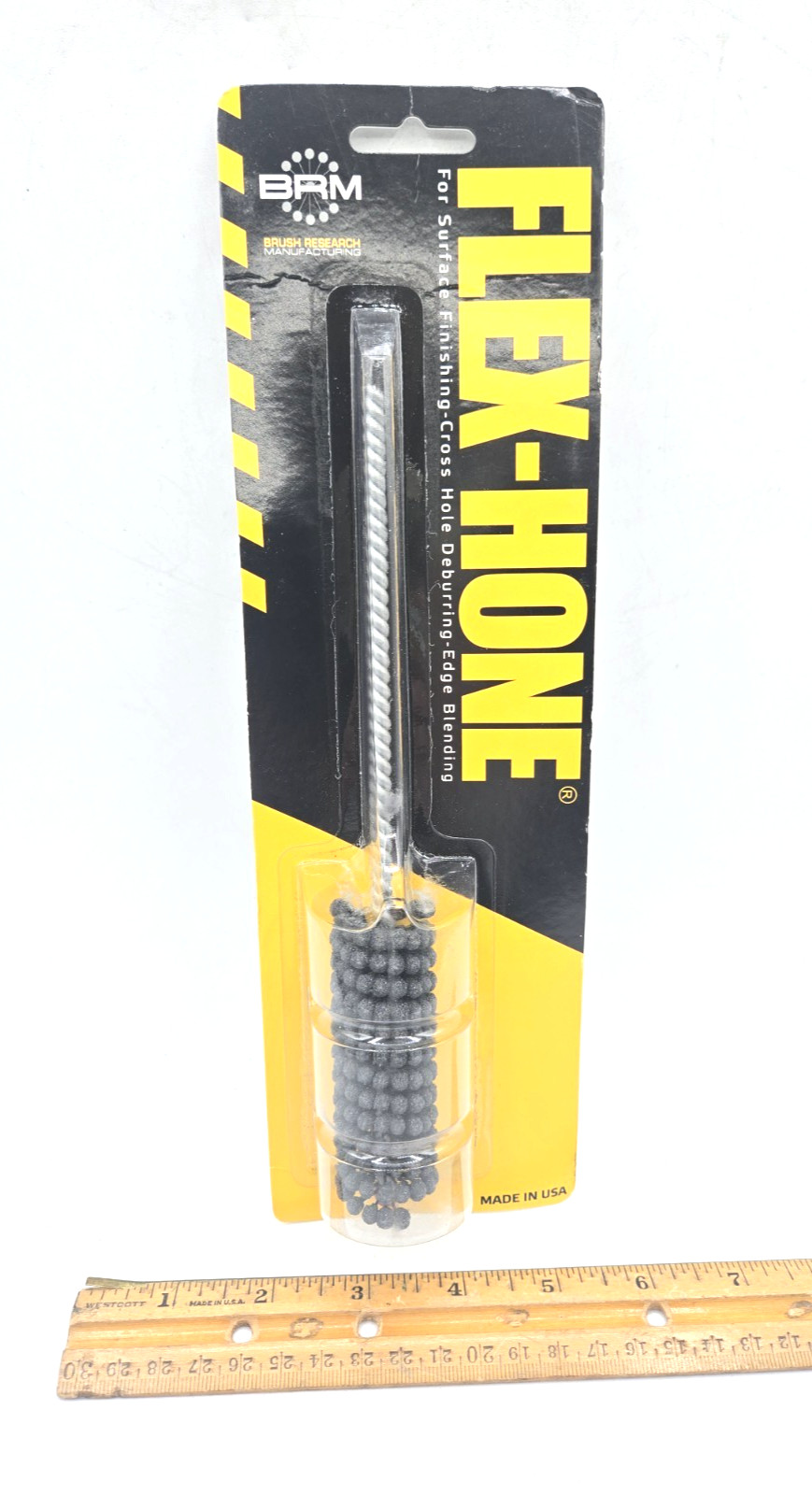 BRM Brush Research BC151618 FLEX-HONE 15/16″ 23.8mm 3″ Cylinder Hone 180 Grit