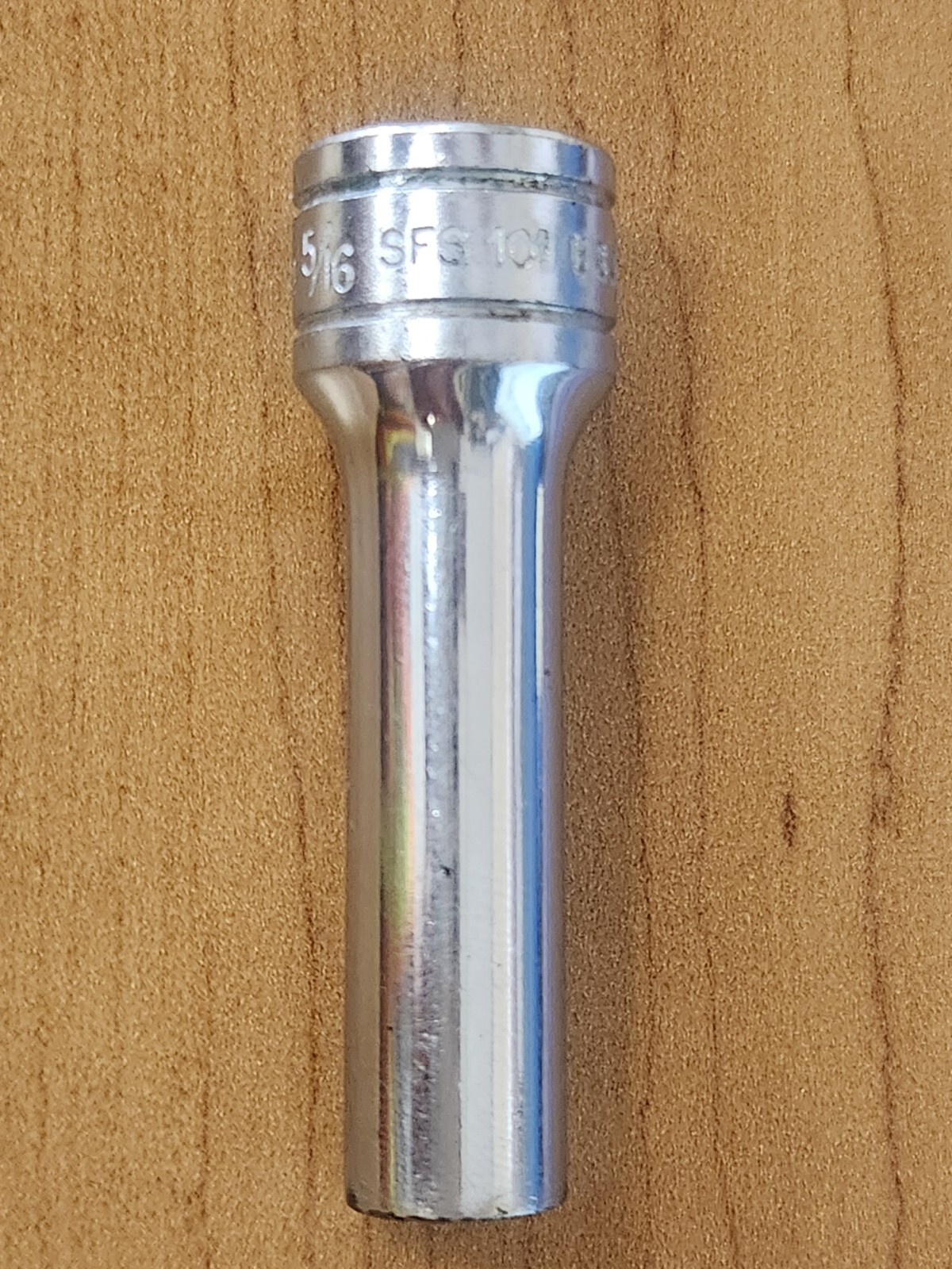 snap on tools SFS101 5/16″ deep chrome socket 6 point 3/8″ drive