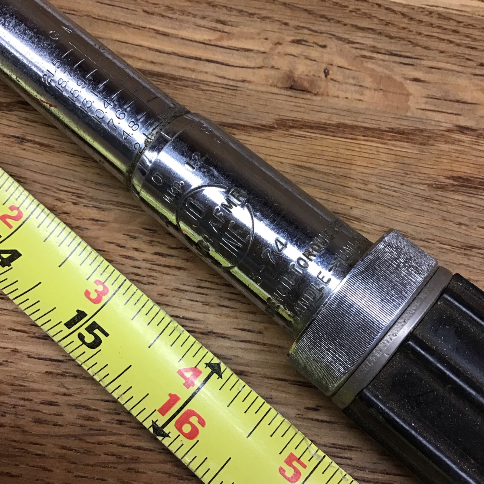 Vintage JOLINE JO-LINE Torque Wrench 10 – 150 lbs 1504 AFMR 1/2″ Drive G6