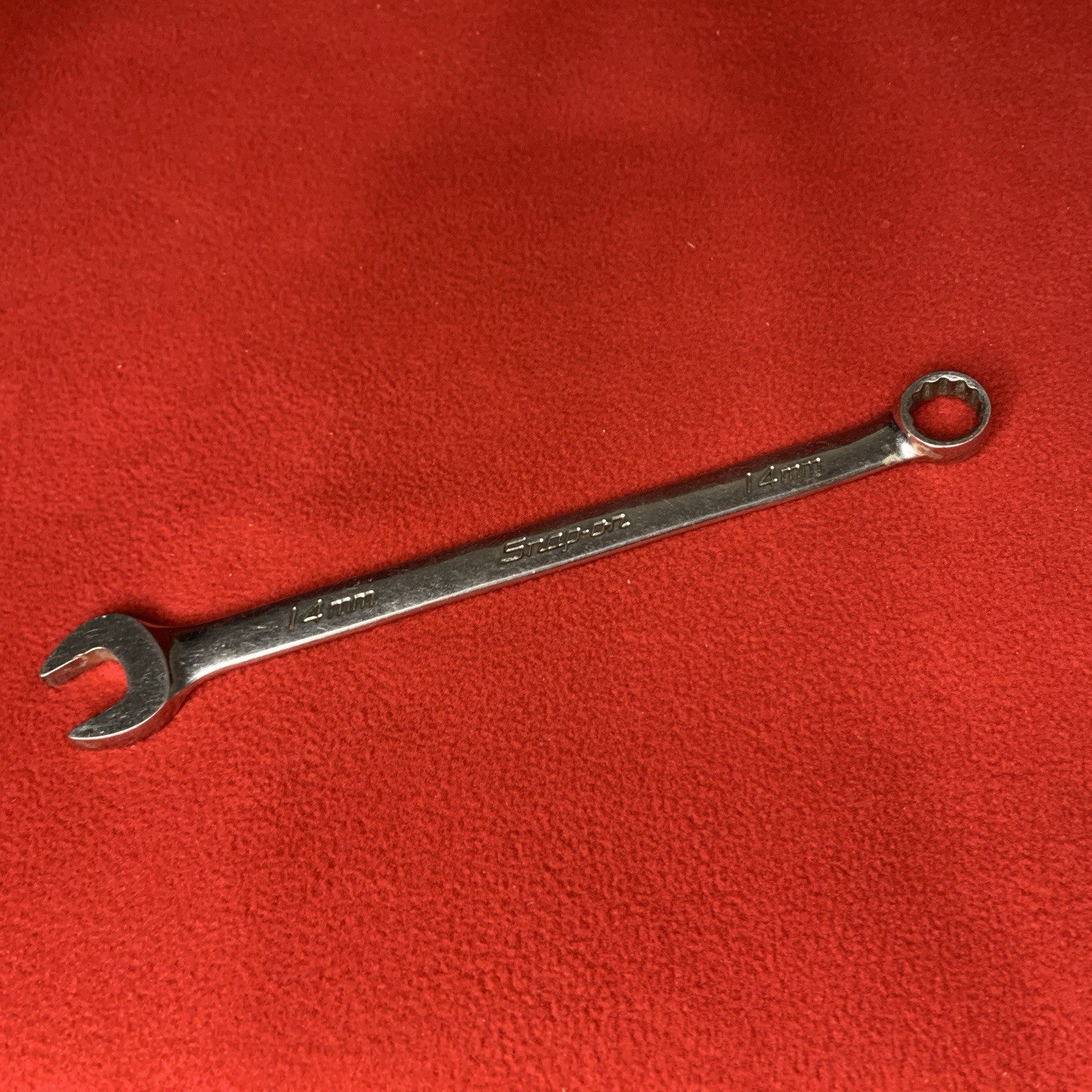 Snap-On 14MM 12PT Metric Chrome Combination Wrench USA OEXM140B