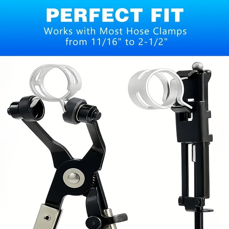 9pcs Flexible Hose Clamp Pliers Set, Long Reach Spring Wire Clip Plier Hose Clam
