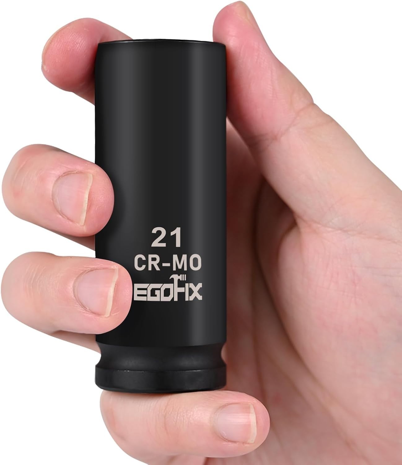 1/2-Inch Drive 21mm Deep Impact Socket – Heavy-Duty CR-MO with Laser Markings