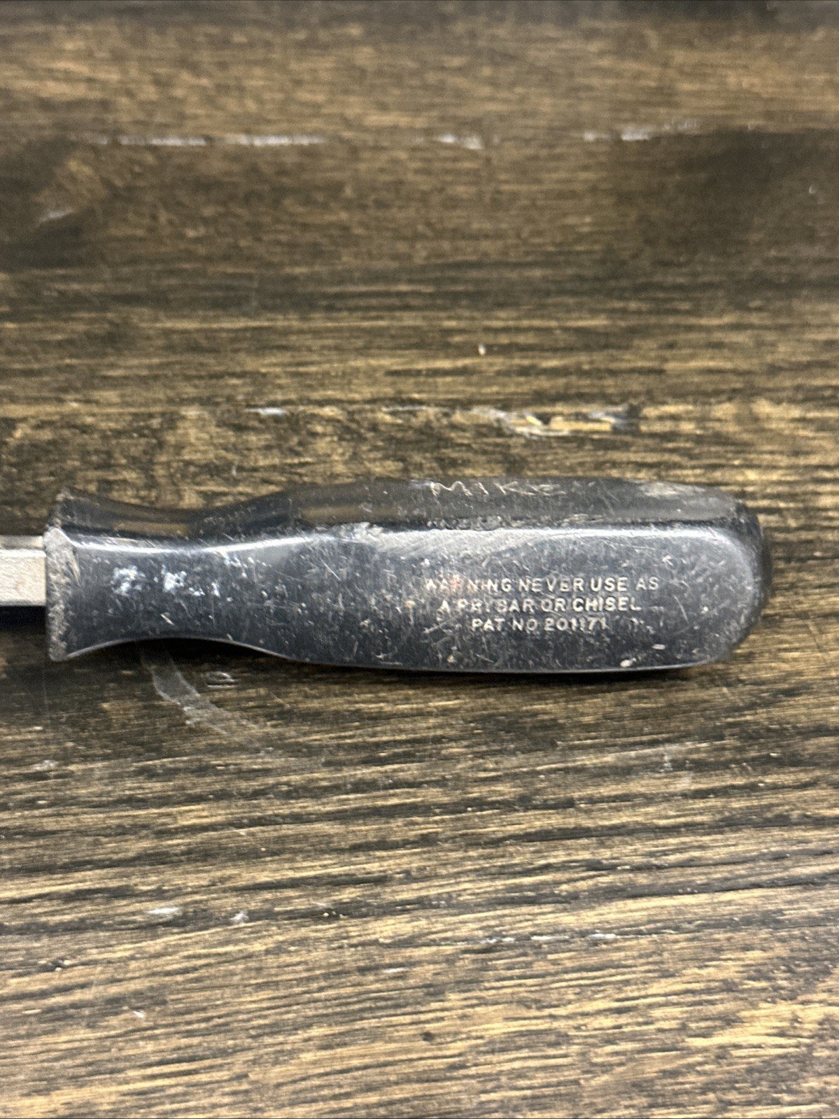 USED SNAP ON CSA10 BLACK HANDLE 8″ RIDGID CARBON GASKET SCRAPER CSA 10 12″ OAL