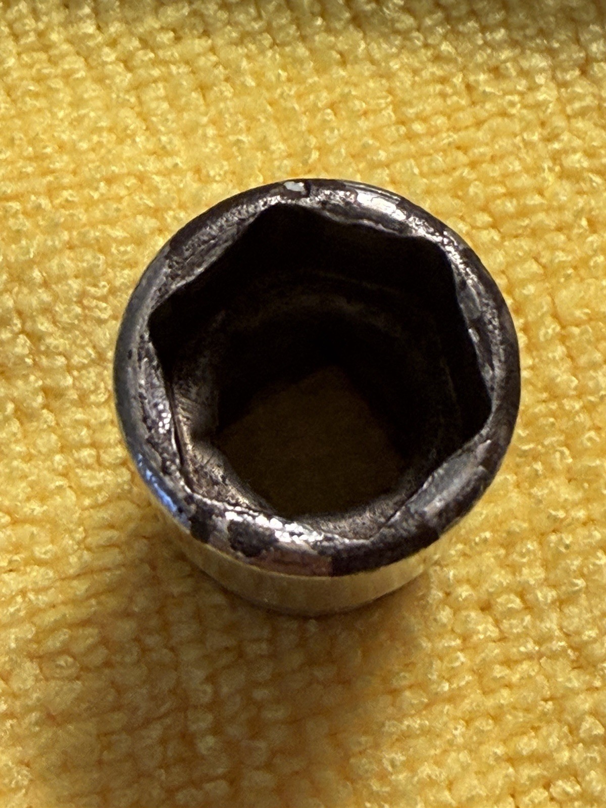 Snap-On 3/8″ Flank Drive 9/16″ 6 Point Shallow Chrome SAE Socket FS181 USA
