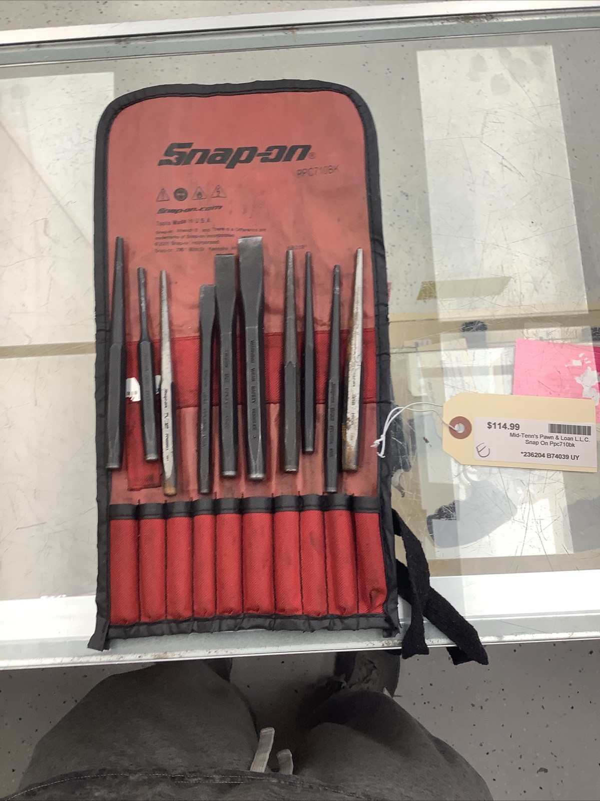 Snap On Tools PPC710BK Punch And Chisel Set 236204
