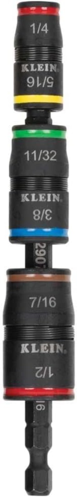 32907 Impact Driver, 7-in-1 SAE Impact Socket Set, Flip Socket Set with 1/4, …