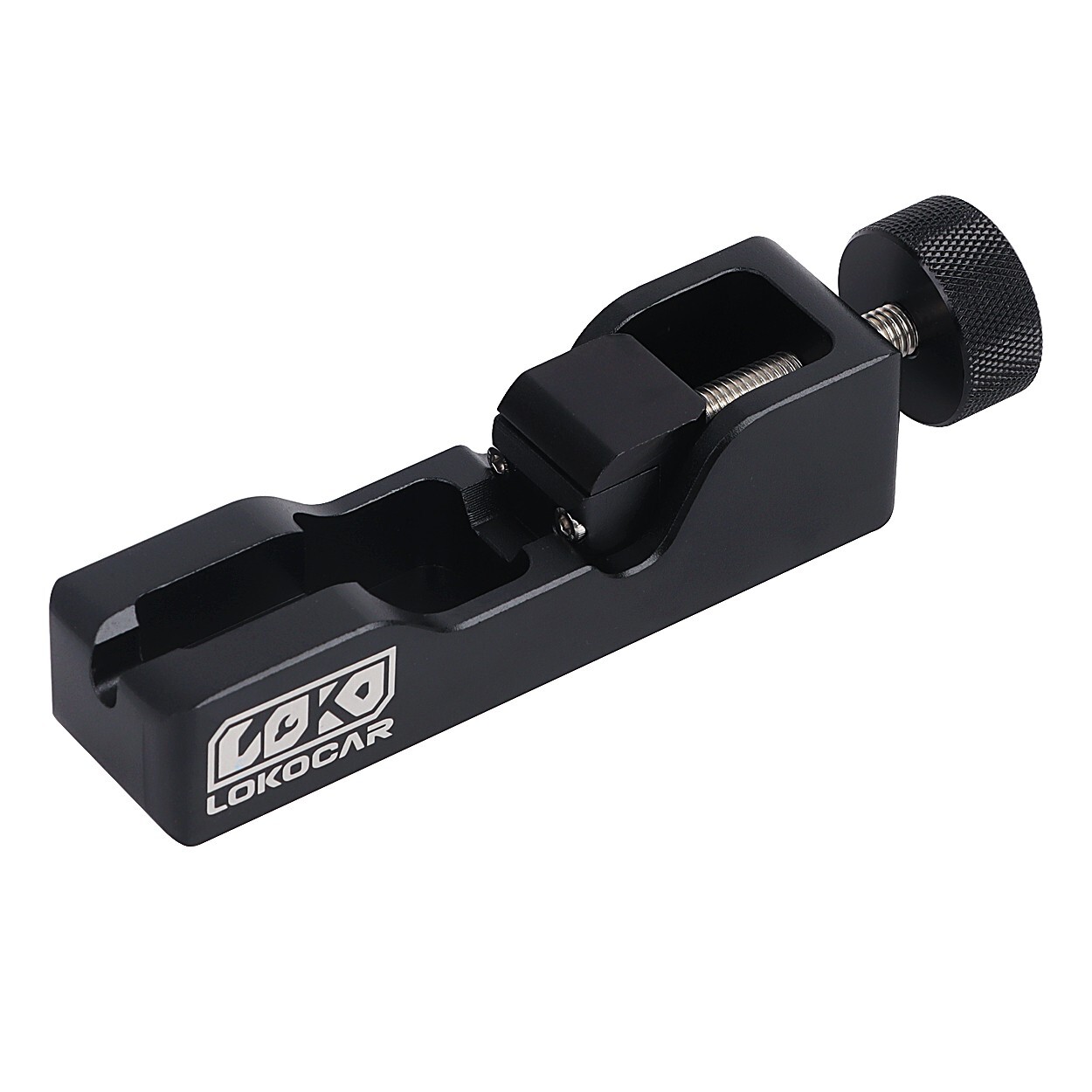 LokoCar Universal Spark Plug Gap Tool With 32 Blades Steel Feeler Gauge Black