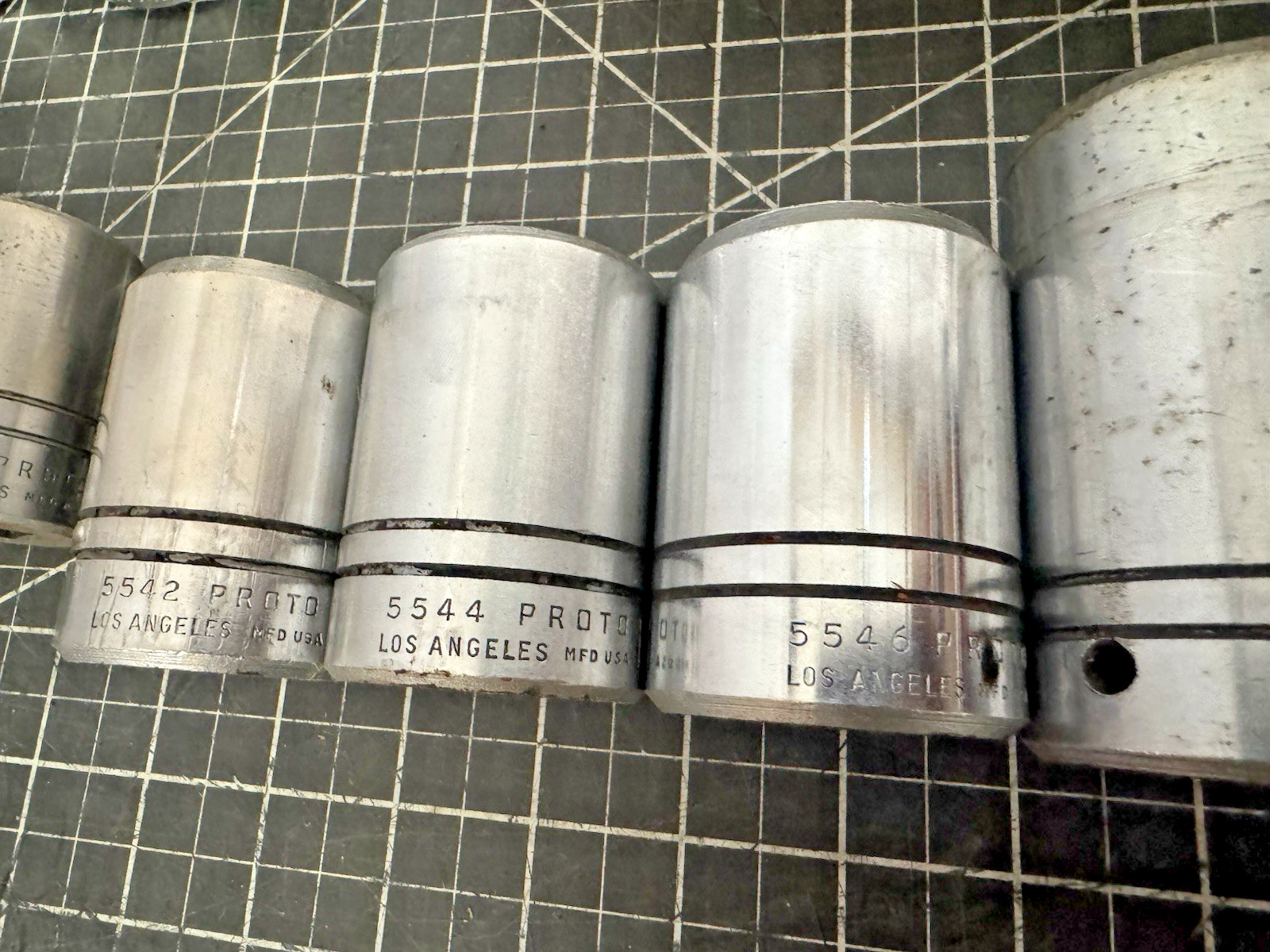 Vintage Proto / Plomb 23pc 3/4” Drive Socket Set w/ Case #5695 – 1940s-50s USA