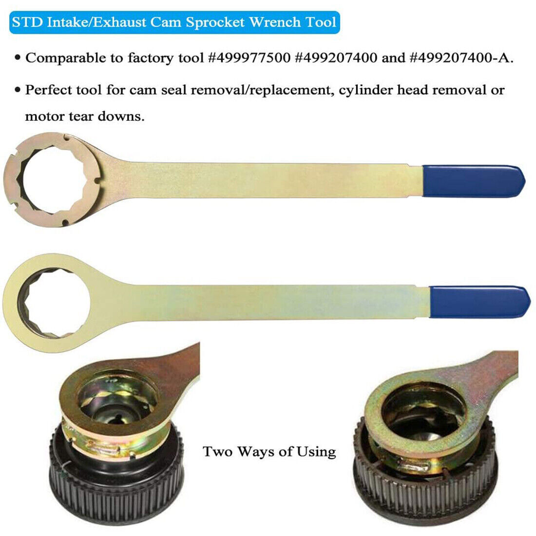 Intake Exhaust Cam Sprocket Crank Pulley Wrench Gear Lock Tool For Subaru STD