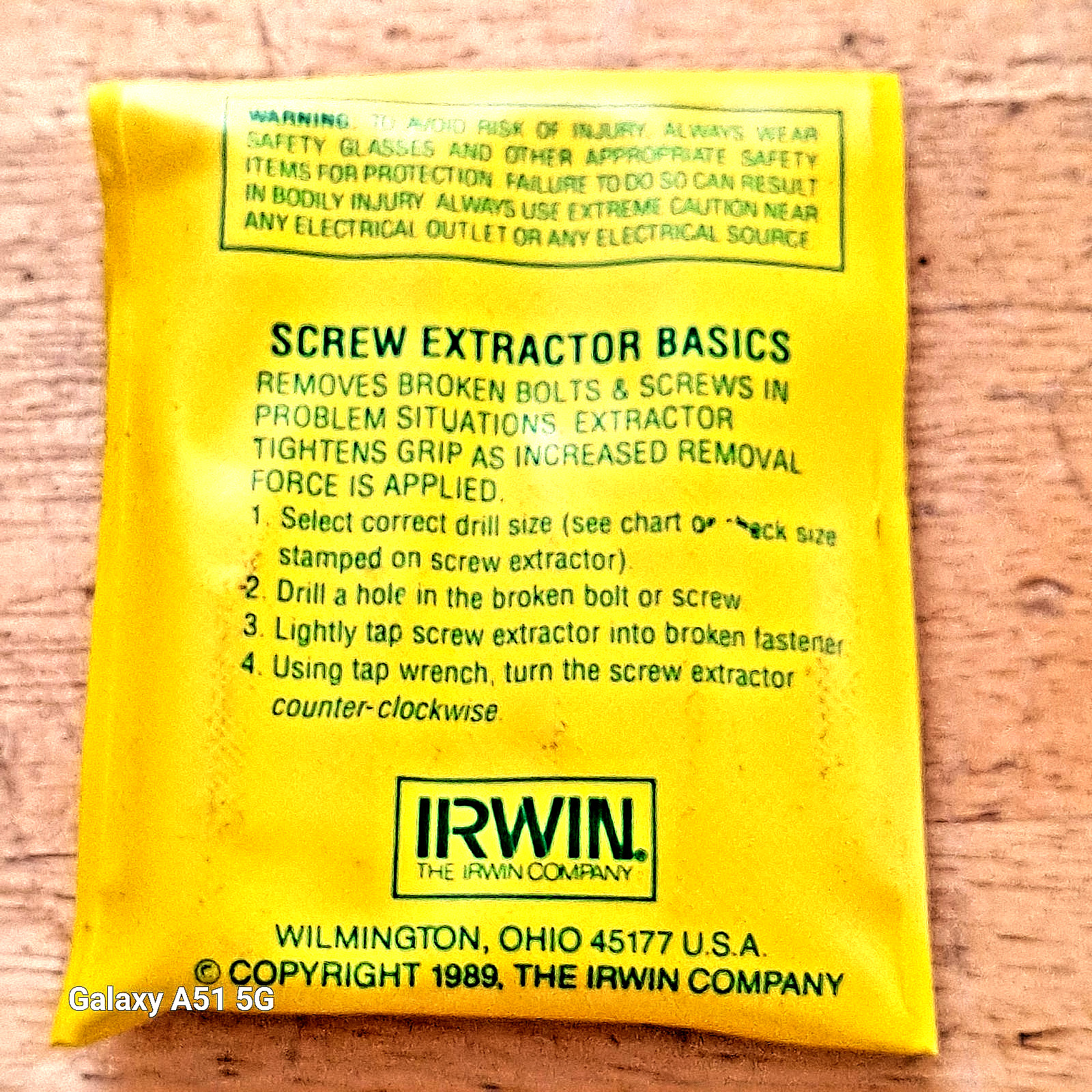 Irwin 52635 Hanson 5pc Straight Flute Screw Extractor Set NEW FREE SHIPPING