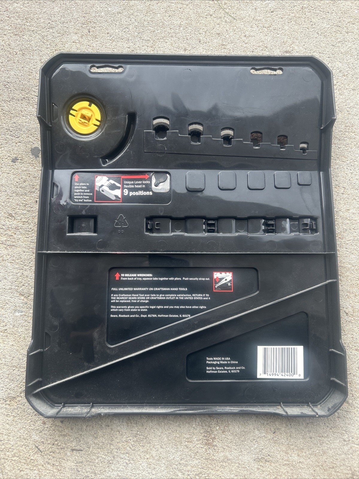 Craftsman 42400 USA 🇺🇸 Made 7pc Locking Flex Ratcheting Wrench Set NEW