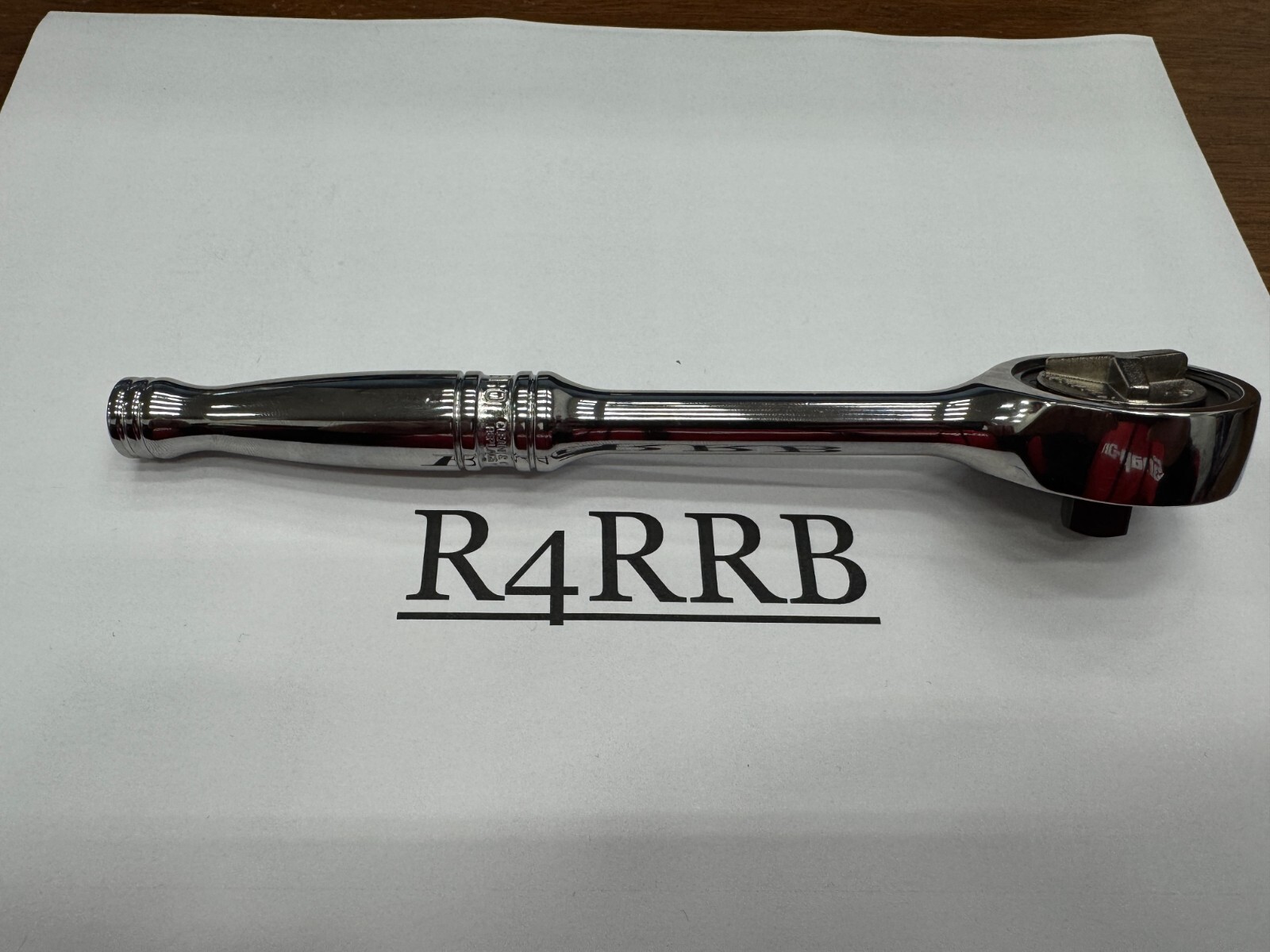 Snap-on Tools USA NEW 3/8″ Drive Chrome Handle Gearless Round Head Ratchet FZERO