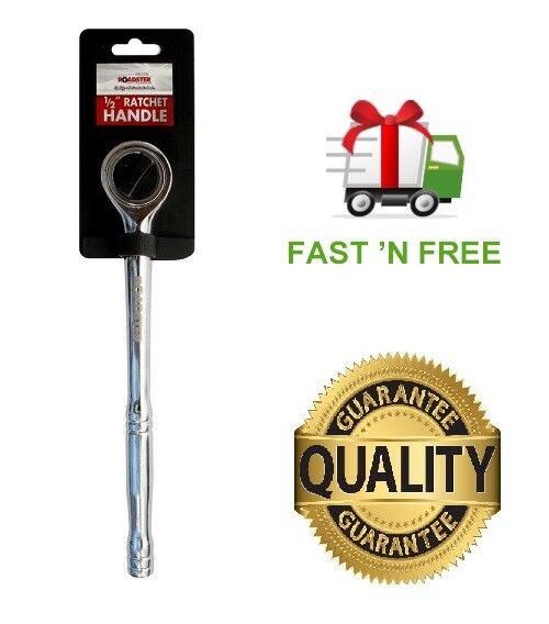1/2″ DR HEAVY DUTY QUICK RELEASE RATCHET HANDLE SET CARBON STEEL AUTO CAR SHOP