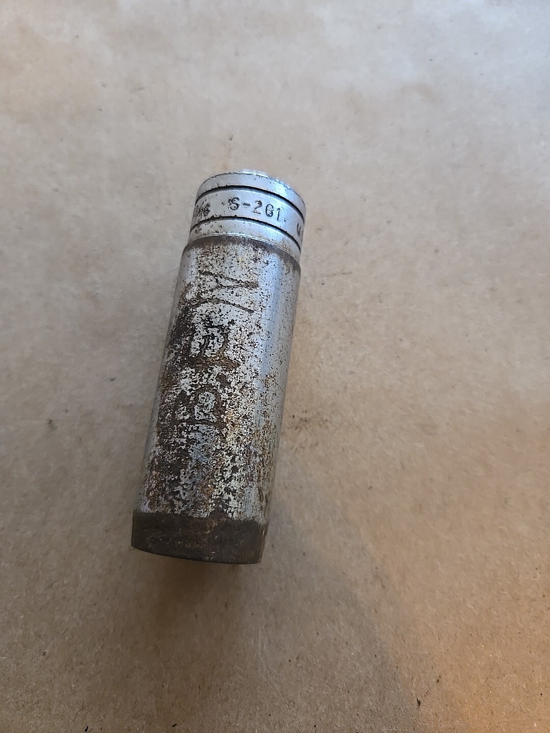 Snap On 1/2″ Drive 13/16″ 12PT Deep Socket Worn Modified S-261