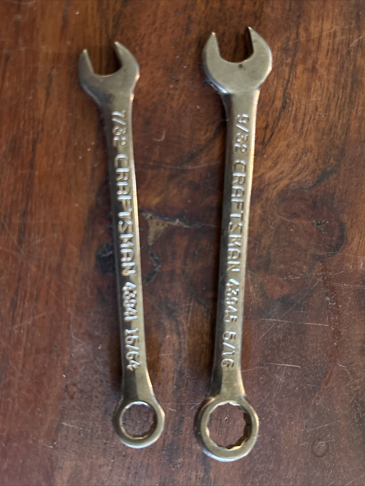 Craftsman 9/32 x 5/16” 12pt Midget Ignition Wrench 439425 & 7/32 x 15/64” 43941