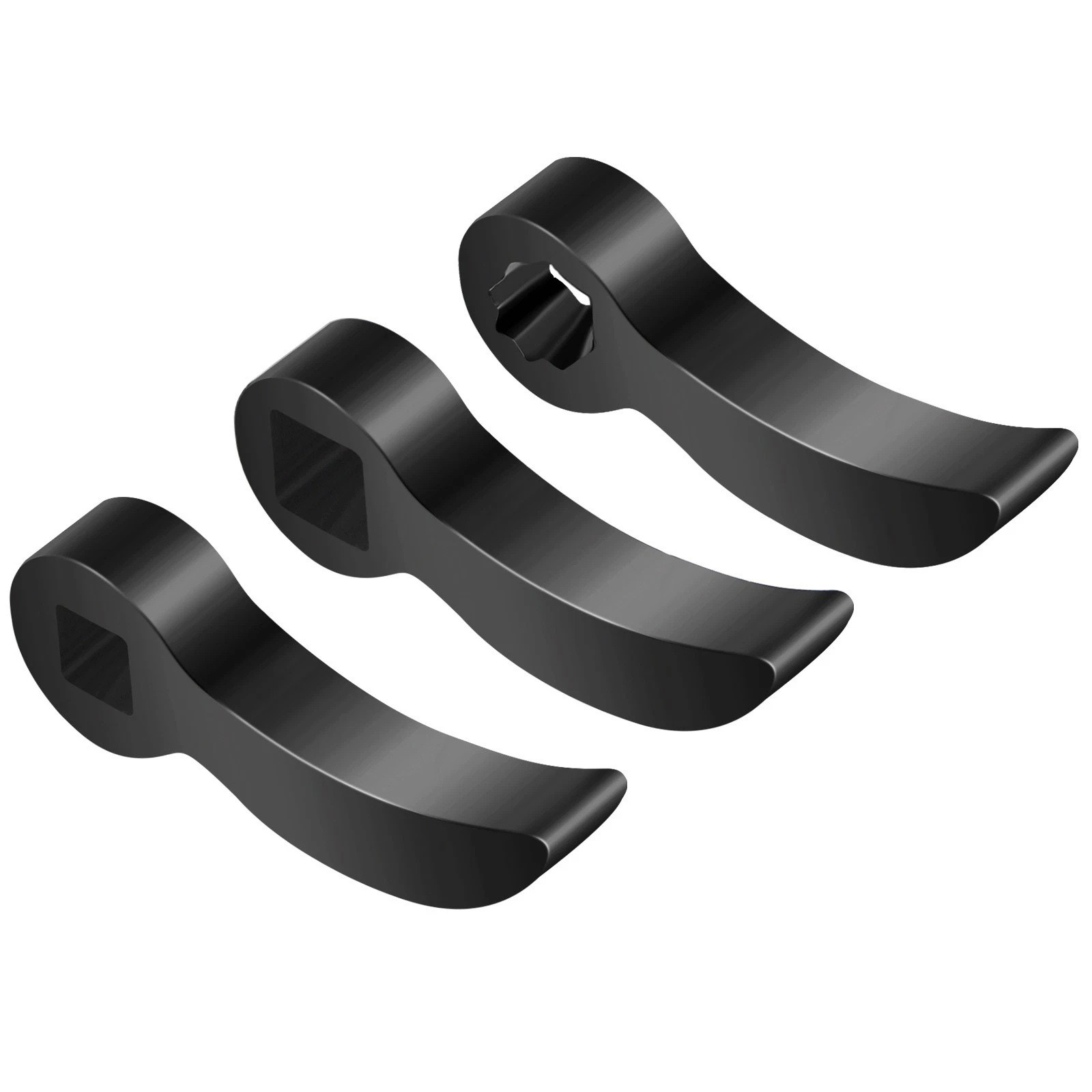 3 PC 1/2 Inch Square Drive Pry Bar Adapter Head for Vehicle Component Removal