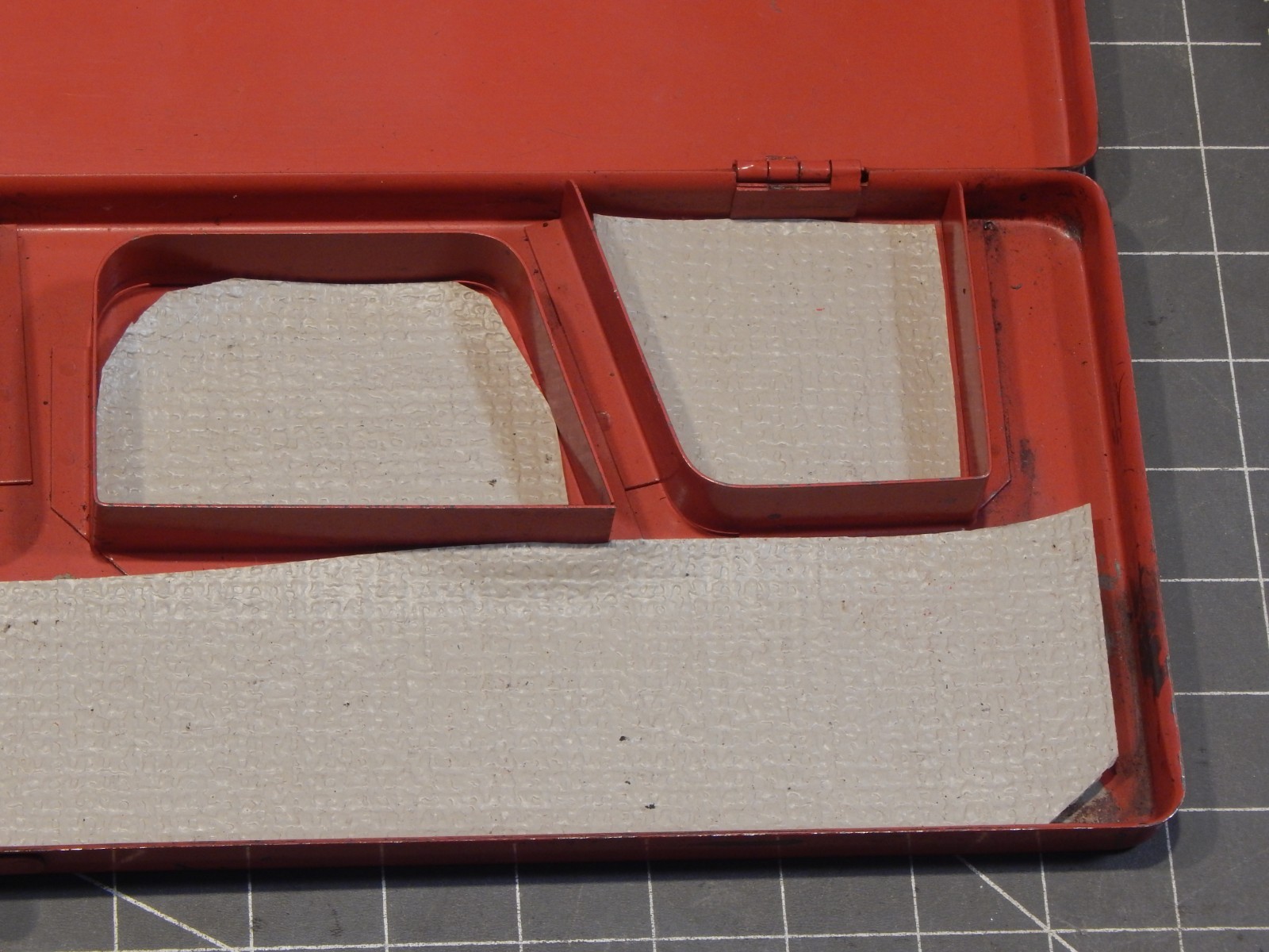 Snap On Metal Tool Box Toolbox FOR 1/4 Drive General Service Set KRA-282 Dr 19×6