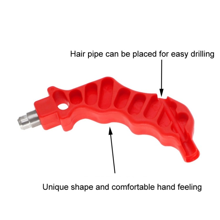 8mm Hole Puncher for PE Hair Pipe Micro Spraying – Durable Plastic & Metal