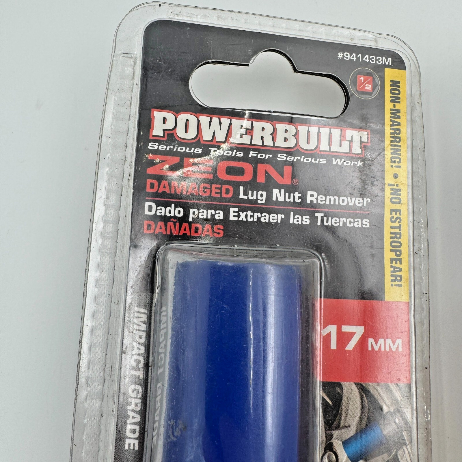 3 pc ZEON Damaged Lug Nut Remover 1/2″ Drive, 6pt, 17mm, 19mm, 21mm