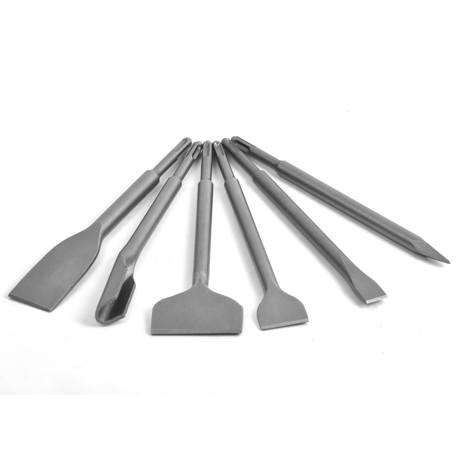 6 in 1 Chisel Kit Masonry Concrete Drill Bit Set 40Cr Steel Rotary Hammer Tools