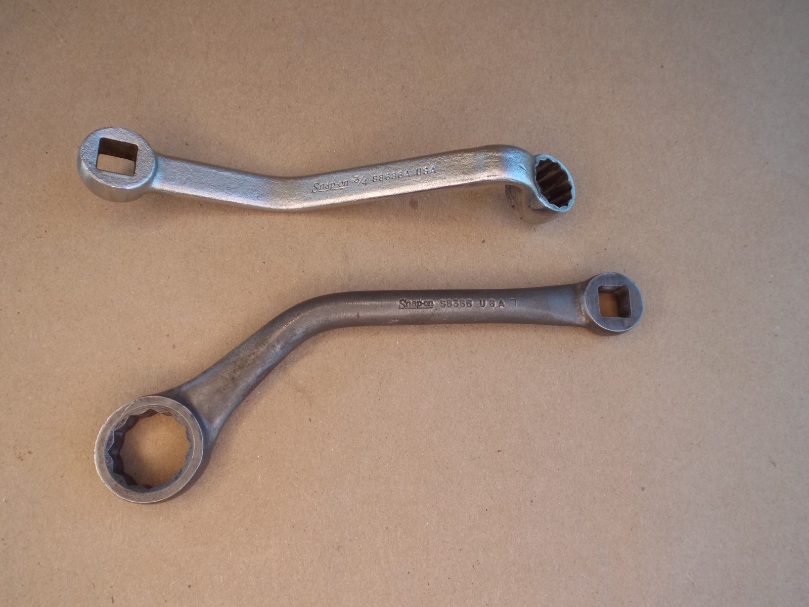 VTG Snap-On S8686A & S8366 3/4″ & 15/16 Specialty Wrench SAE 1/2″ Dr USA (Read)