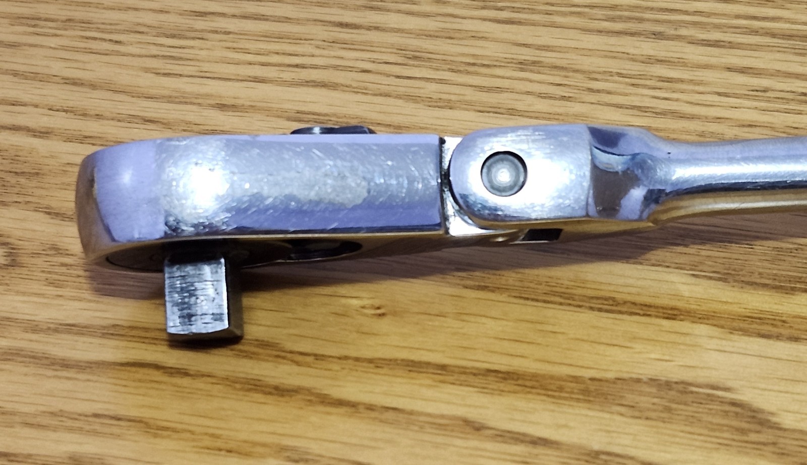 Cornwell Flex Head Offset Chrome Handle 3/8″ Drive Ratchet 12″ USA